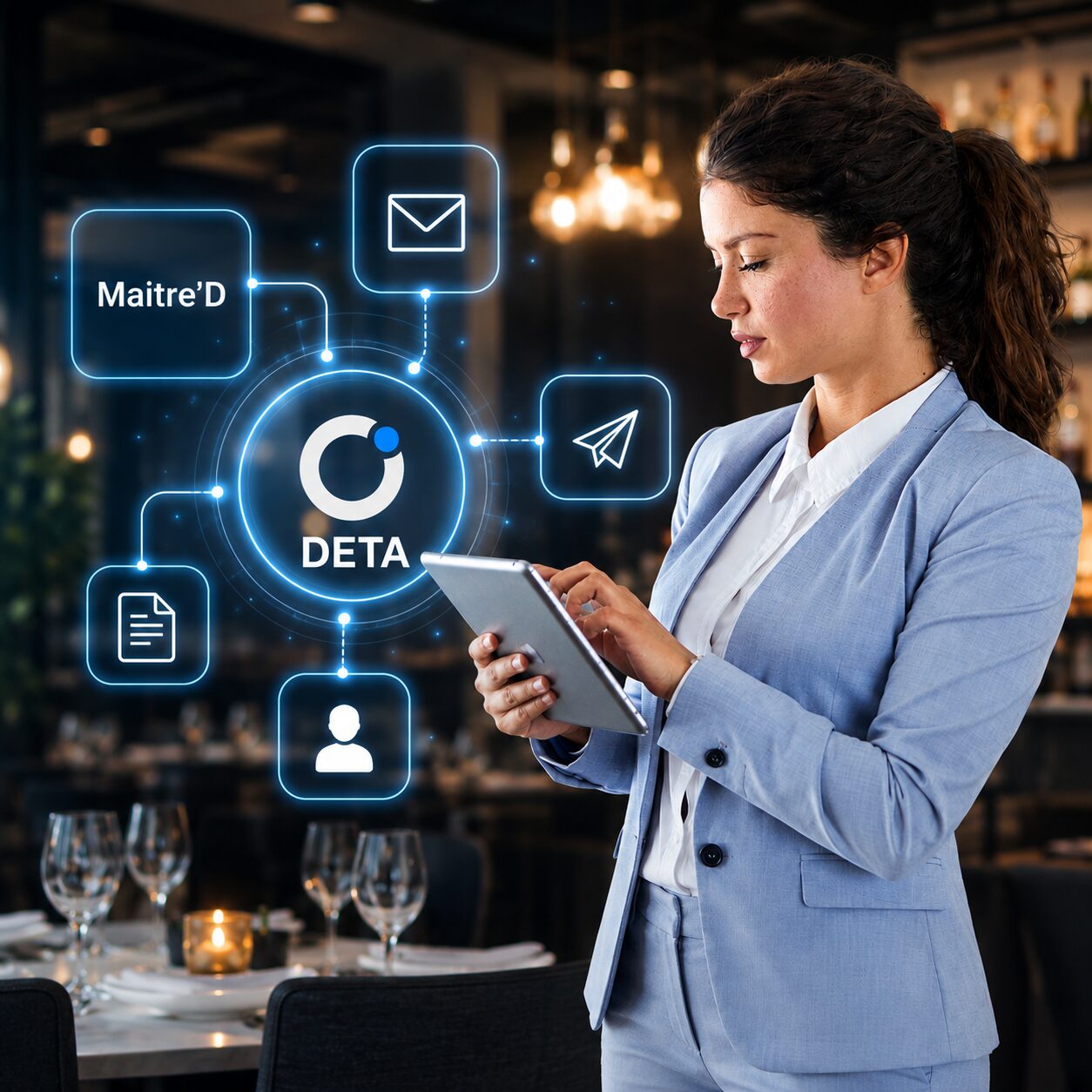 automated Maitre'D customer account statements