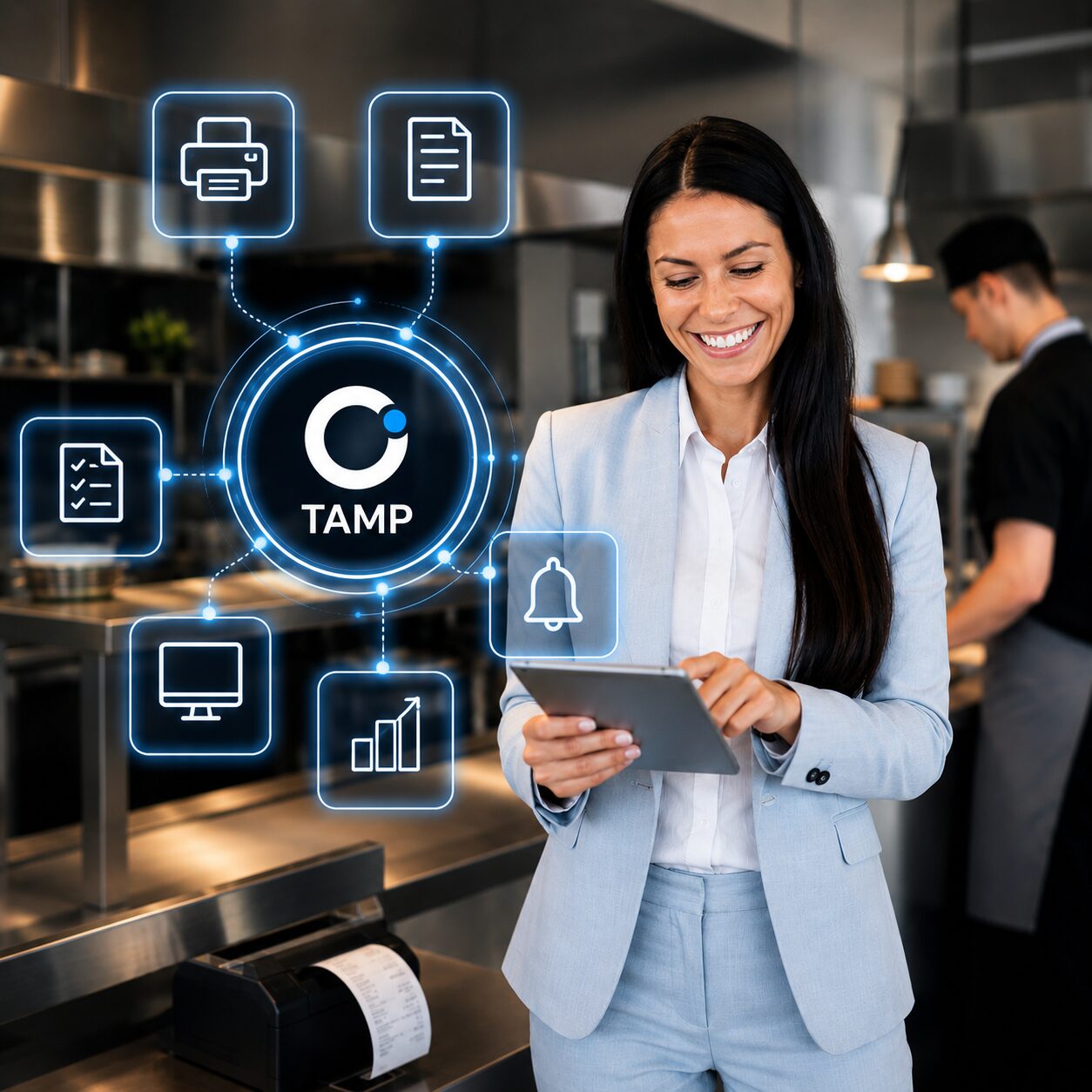 restaurant document printing with Maitre'D